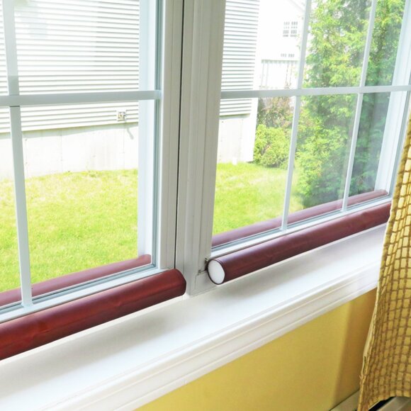 Door Draft Stopper Set of 4 Jumbo Double Door Noise Blocker - Picture 8 of 10